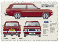 Ford Escort MkII Huntsman 1980 Glass Cleaning Cloth